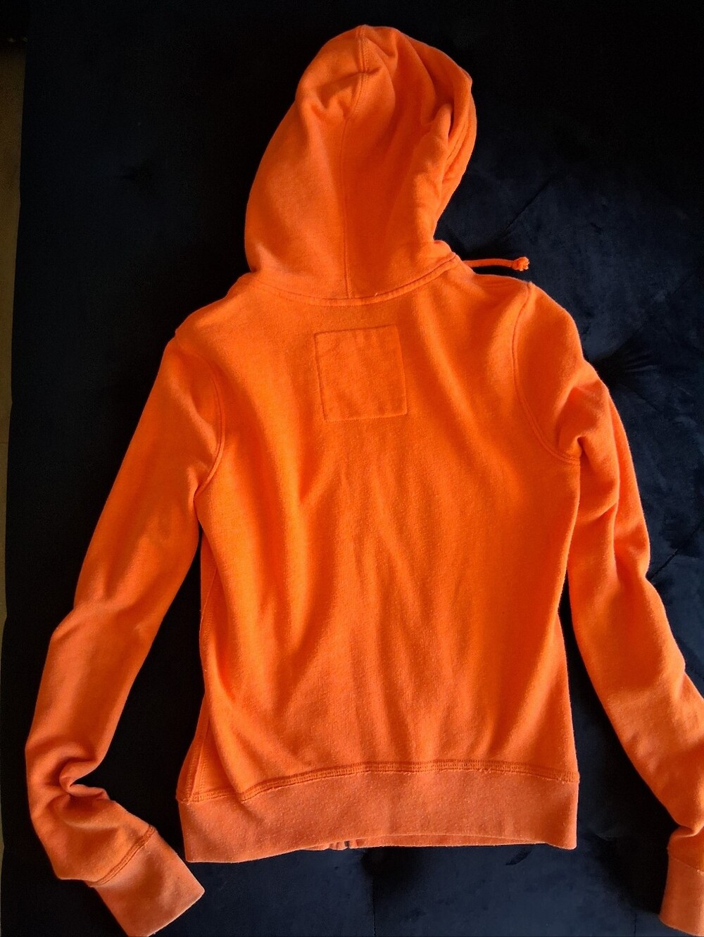 Vintage Y2K Hollister Bright Orange HCO Surf Club Zip-Up Hoodie - Picture 3 of 4